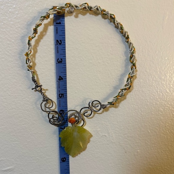 Handmade artistic necklace - Picture 4 of 5